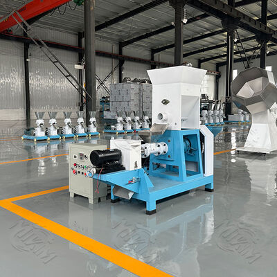 MIKIM Customized Catfish Carp 200-800kg/h Dry Type Fish Feed Extruder floating fish feed pellet production line