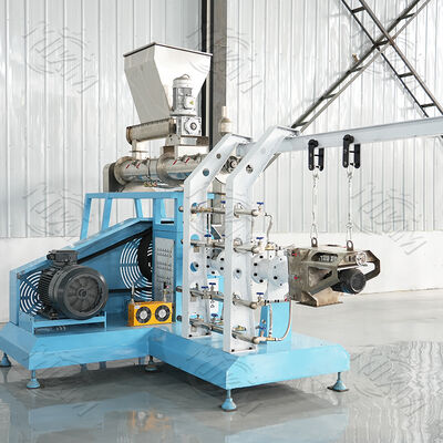 High Capacity Twin Screw Wet Extruder Machine Twin Screw Wet Extruder / Expander for Floating Fish Feed and Pet Food Production