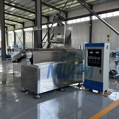 500-800kg / h جديدة الفولاذ المقاوم للصدأ مزدوج المسمار عائمة تغذية الأسماك الكريات محرك طحن للأسماك بركة المائية معالجة الغذاء التنظيف الذاتي التلقائي الكامل