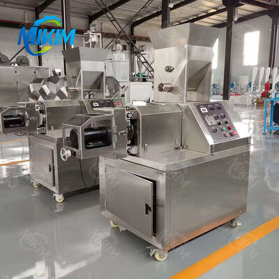 500-800kg / h جديدة الفولاذ المقاوم للصدأ مزدوج المسمار عائمة تغذية الأسماك الكريات محرك طحن للأسماك بركة المائية معالجة الغذاء التنظيف الذاتي التلقائي الكامل
