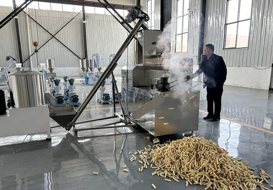 500-800kg / h جديدة الفولاذ المقاوم للصدأ مزدوج المسمار عائمة تغذية الأسماك الكريات محرك طحن للأسماك بركة المائية معالجة الغذاء التنظيف الذاتي التلقائي الكامل