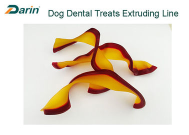 بيكون مزدوجة اللون الملتوية العصي الكلب الغذاء الطارد الأسنان يعامل برغي واحد
