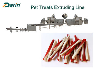 لحوم البقر الطبيعي العصي الكلب الغذاء ماكينة آلة الأسنان يعامل المنتج واحد برغي الطارد خط