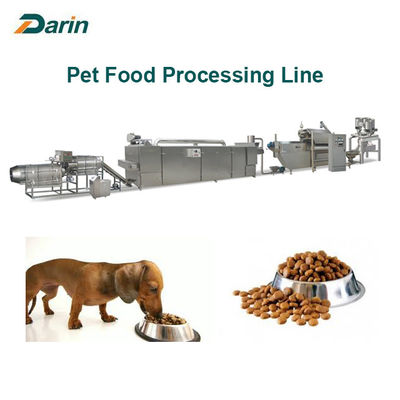 مزدوجة برغي الكلب الغذاء آلة الطارد مع سيمنز PLC