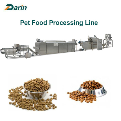 500 كيلوجرام في الساعة الكلب الغذاء الطارد ماكينة الفولاذ المقاوم للصدأ