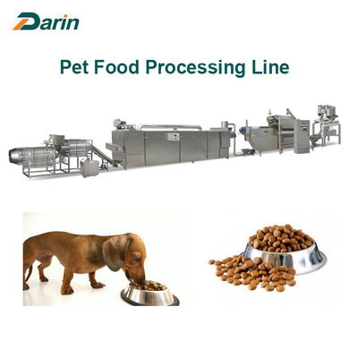 500 كيلوجرام في الساعة الكلب الغذاء الطارد ماكينة الفولاذ المقاوم للصدأ