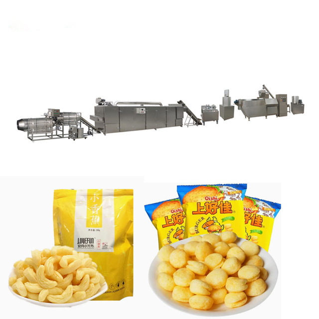 الذرة نفخة وجبة خفيفة آلة نفخة الطارد آلة مع ضمان WEG موتور لمدة ثلاث سنوات