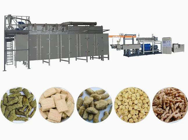 TVP TSP خضار فول الصويا الكتل محرك طحن 110kw شهادة CE