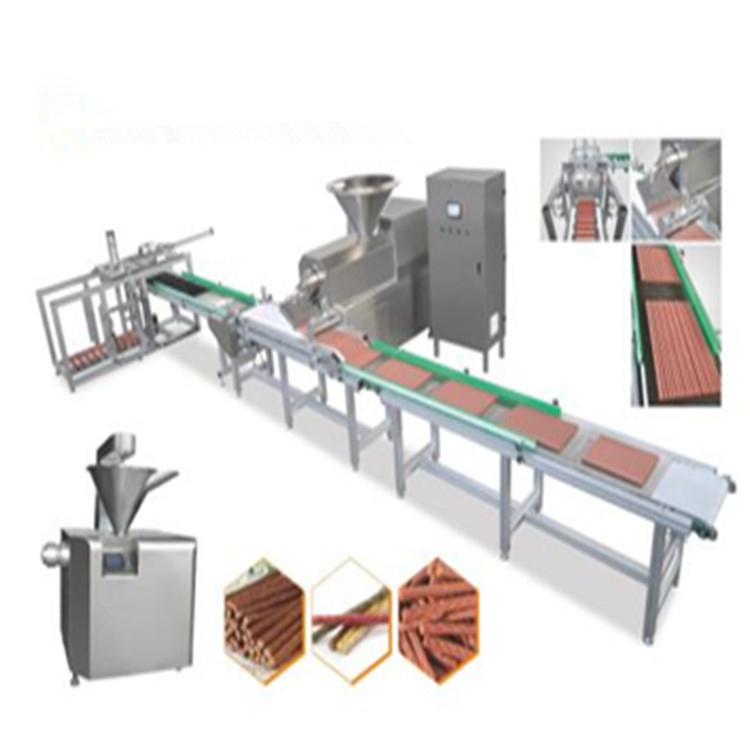 شرائط اللحوم السيارات خط إنتاج طعام الحيوانات الأليفة لتغذية الحيوانات الأليفة يعامل شرائط اللحوم الحقيقية مع الأرز