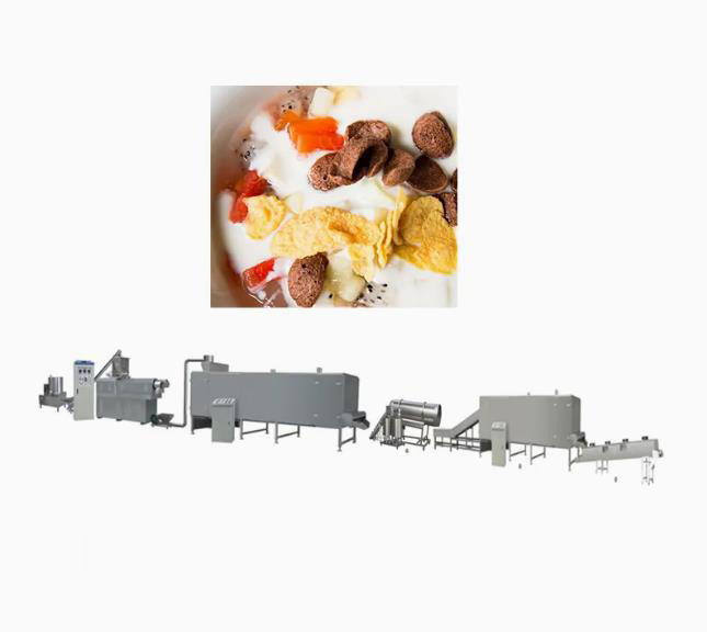 خط إنتاج حلقات الفاكهة / الحبوب الذرة الذرة مع معيار CE