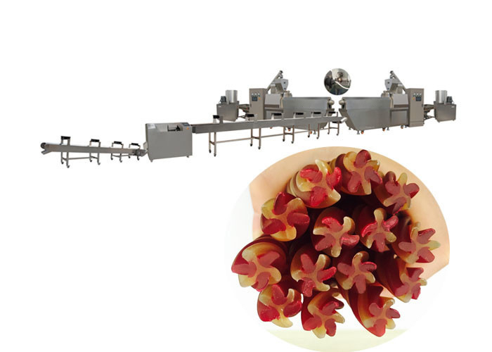 آلة صنع أعواد الدجاج والبيكون الطبيعية ذات الأربع نجوم الملتوية لعلاج أسنان الكلاب