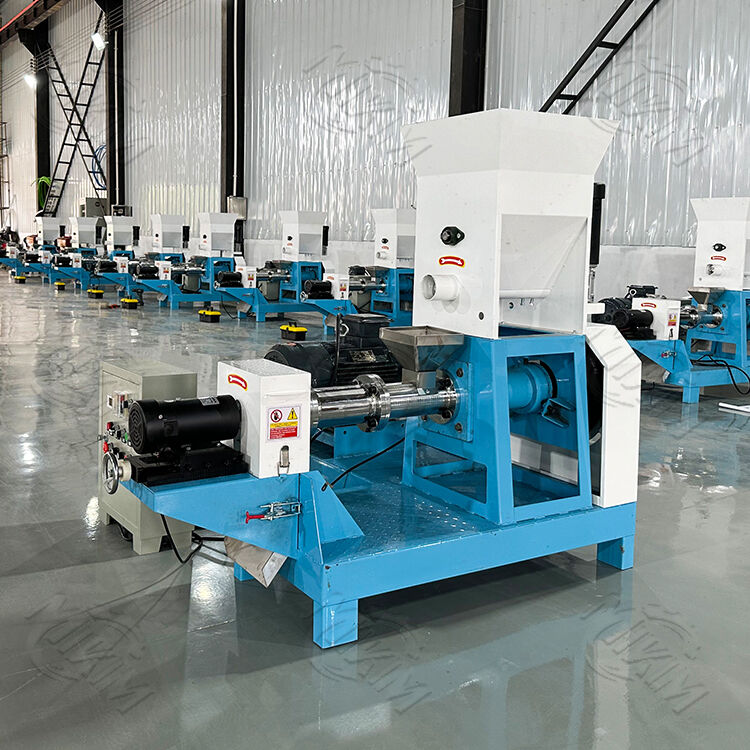 Tilapia Automatic High Quality Floating Fish Feed Machine Anime Rape Pellet Machine Capacity Floating Pellet Fish Feed Production Line Making Mixing Extruder Machine
